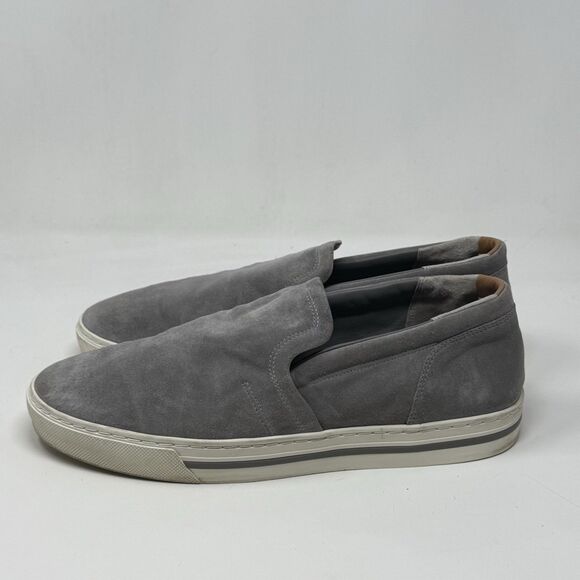 Vince Fairfax Sneakers Mens 10.5 M Gray Suede Slip On Casual Preppy Shoes main image 9